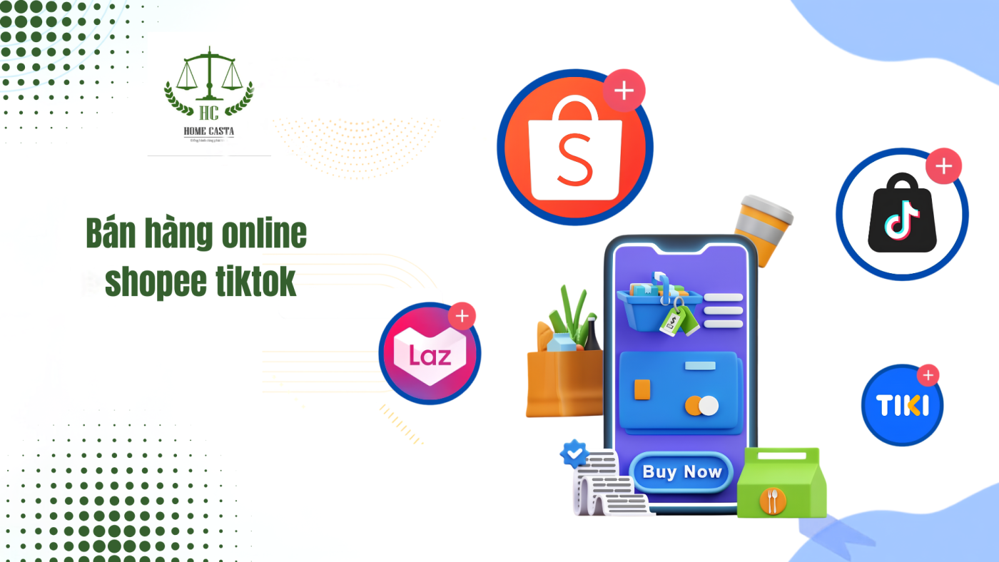 Bán hàng online shopee tiktok